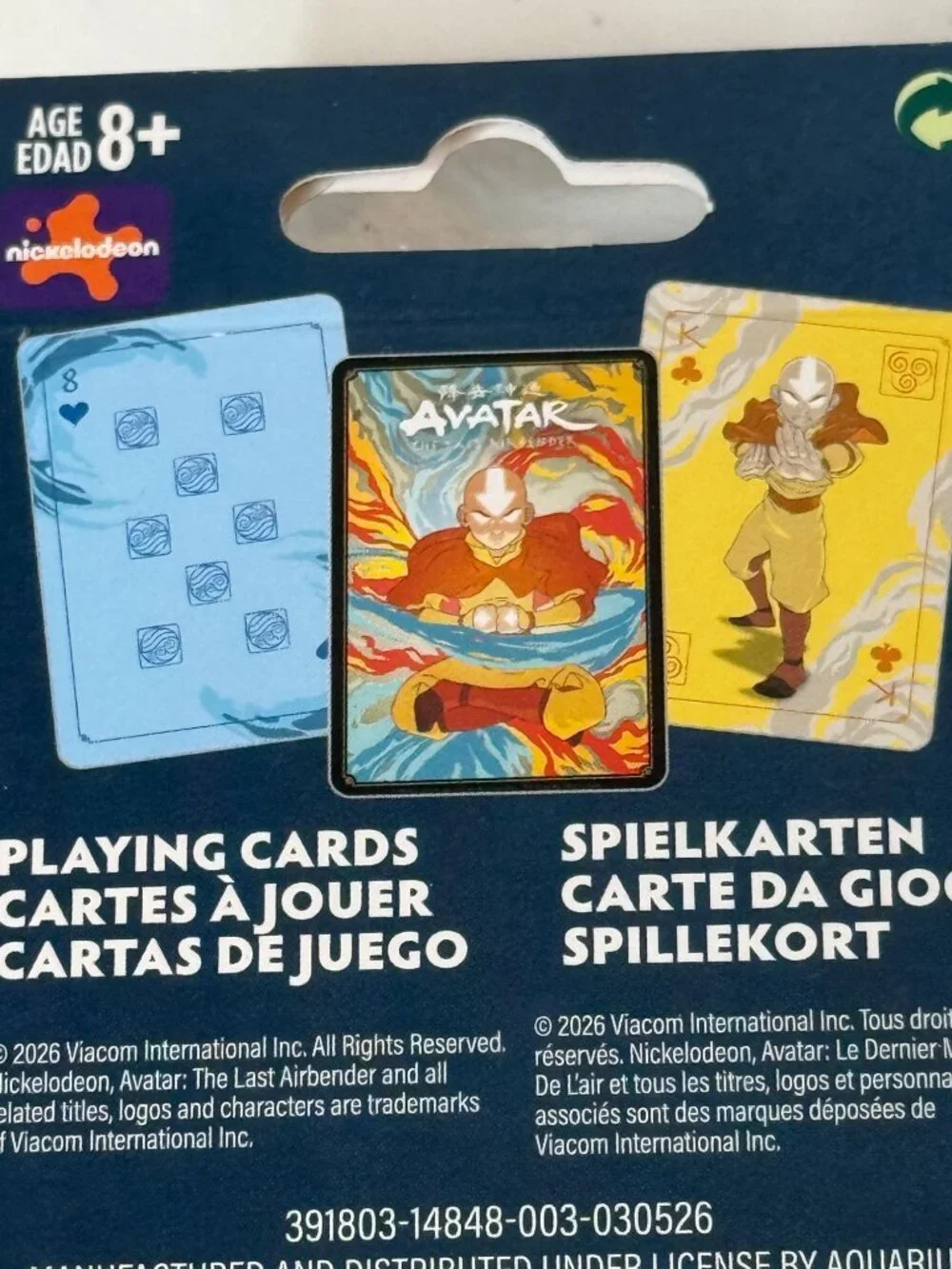 Avatar The Last Airbender Aang Playing Cards New